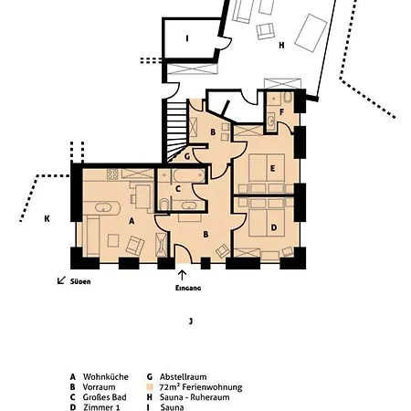 Binderhof شقة
